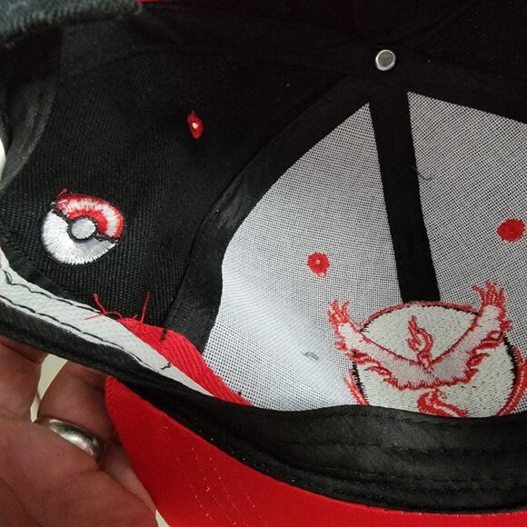 Pokémon Go Team Valor Embroidered Snapback Cap - Picture 4 of 4